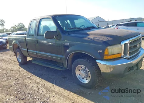 2000 Ford F250 Super Duty from USA, damaged, VIN 1FTNX20L3YEA09104